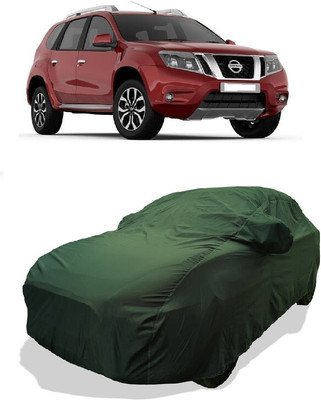 Coxtor Car Cover For Nissan Terrano XL Plus 85 PS (With Mirror Pockets)(Green)