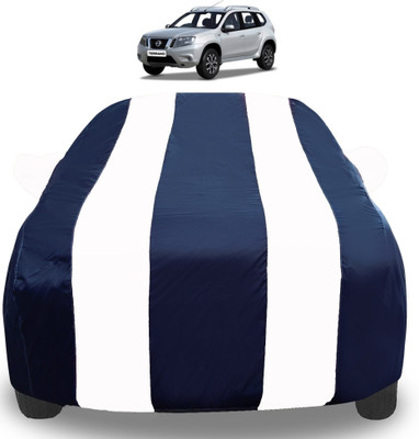 Amanzo Car Cover For Nissan Terrano (With Mirror Pockets)(White)