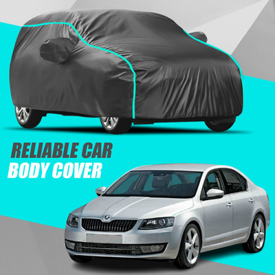 R Rayvin Star Car Cover For Skoda Octavia (With Mirror Pockets)(Multicolor)