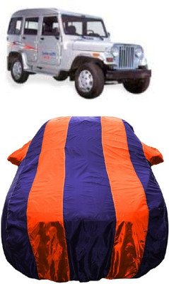 Wegather Car Cover For Mahindra Marshal DI (With Mirror Pockets)(Orange)