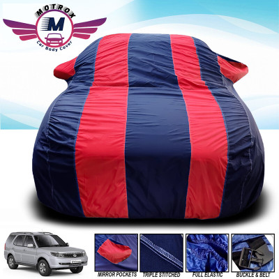 MoTRoX Car Cover For Hyundai Santro Xing (With Mirror Pockets)(Red, Blue)