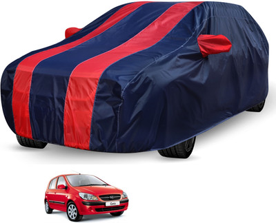 Auto Hub Car Cover For Hyundai Getz (Without Mirror Pockets)(Black, Red)