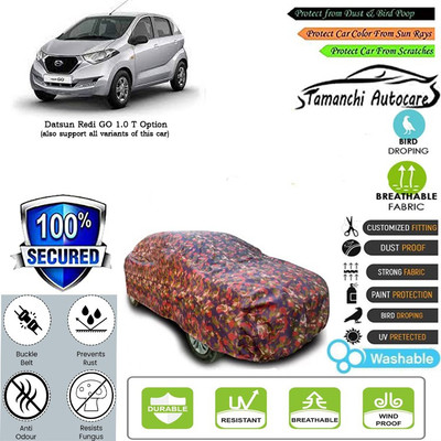 Tamanchi Autocare Car Cover For Datsun Redi GO 1.0 T Option(Multicolor)