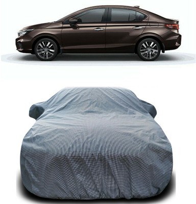 AutoTiger Car Cover For Honda City ZX (With Mirror Pockets)(Silver)