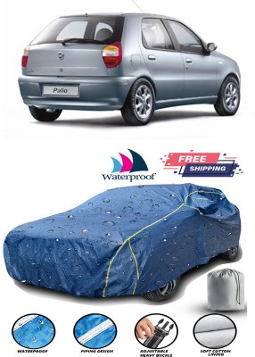 Genipap Car Cover For Fiat Palio NV (With Mirror Pockets)(Blue)