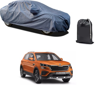 PAGORA Car Cover For Skoda Kushaq (With Mirror Pockets)(Grey, For 2019, 2020, 2021, 2022, 2023 Models)