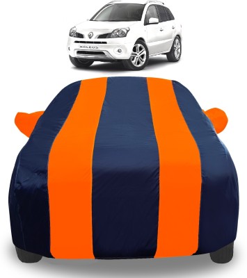 Auto Hub Car Cover For Renault Koleos (With Mirror Pockets)(Orange)