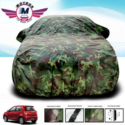 MoTRoX Car Cover For Toyota Etios Liva (Without Mirror Pockets)(Green)