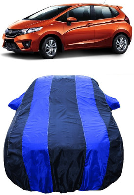 Wegather Car Cover For Honda Jazz (With Mirror Pockets)(Blue)