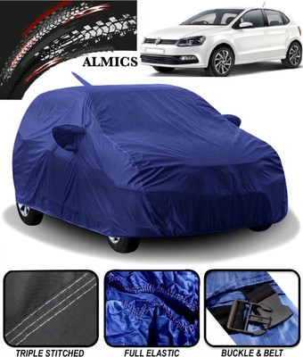 ALMICS Car Cover For Volkswagen Polo GT (With Mirror Pockets)(Blue)