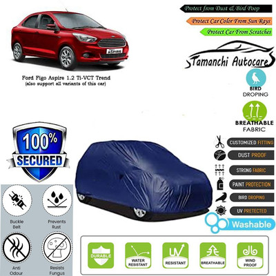 Tamanchi Autocare Car Cover For Ford Figo Aspire 1.2 Ti-VCT Trend(Blue)