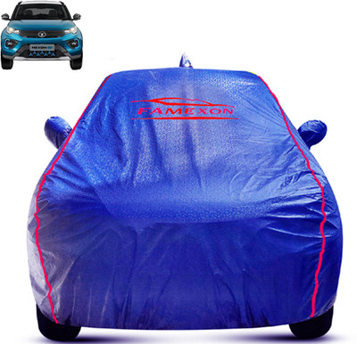 FAMEXON Car Cover For Tata Nexon (With Mirror Pockets)(Blue)
