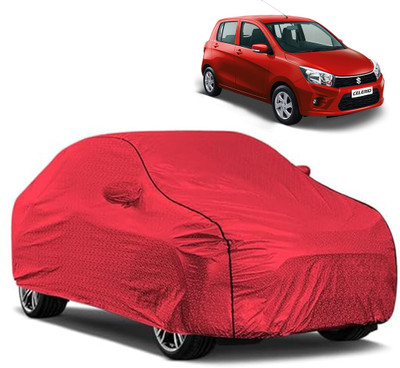 KAHRA Car Cover For Maruti Suzuki Celerio (With Mirror Pockets)(Red)