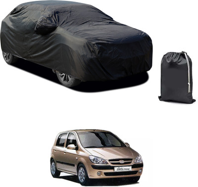 PAGORA Car Cover For Hyundai Getz Prime (With Mirror Pockets)(Black)