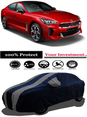Amexride Car Cover For Kia Stinger GT (With Mirror Pockets)(Grey)