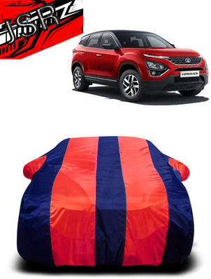 J S R Car Cover For Tata Harrier (With Mirror Pockets)(Red, Blue)
