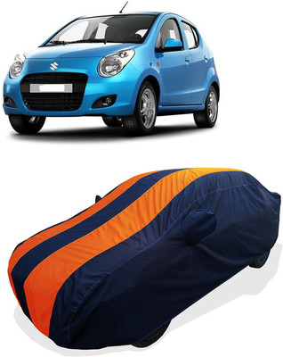 Coxtor Car Cover For Maruti A-Star (With Mirror Pockets)(Orange)