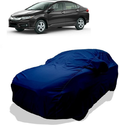 Coxtor Car Cover For Honda City i DTec V (With Mirror Pockets)(Green)