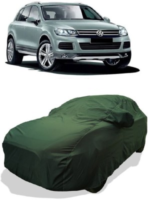 Coxtor Car Cover For Volkswagen Touareg (With Mirror Pockets)(Green)