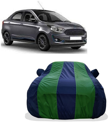 Tricway Car Cover For Ford Figo Aspire Titanium Blu Diesel (With Mirror Pockets)(Green)