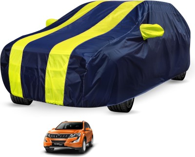 Auto Hub Car Cover For Mahindra XUV 500 (Without Mirror Pockets)(Blue, Yellow, For 2018 Models)