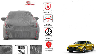 Auto Oprema Car Cover For Hyundai Sonata Gold (With Mirror Pockets)(Grey)