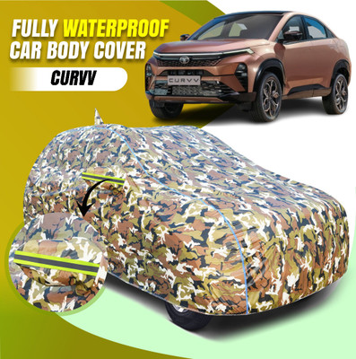 Otoroys Car Cover For Tata Curvv (With Mirror Pockets)(Green, For 2024, 2025 Models)