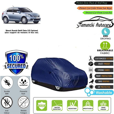 Tamanchi Autocare Car Cover For Maruti Suzuki Swift Dzire LDI Optional(Blue)