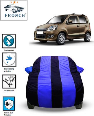 FRONCH Car Cover For Maruti Suzuki WagonR, WagonR Stingray, Wagon R LXI (With Mirror Pockets)(Blue)