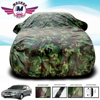 MoTRoX Car Cover For Ford Ikon (Without Mirror Pockets)(Green)