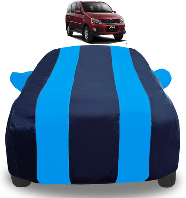Amanzo Car Cover For Toyota Yaris (With Mirror Pockets)(Blue)