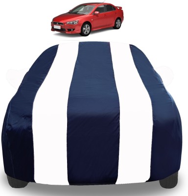 Auto Hub Car Cover For Mitsubishi Lancer (With Mirror Pockets)(White)