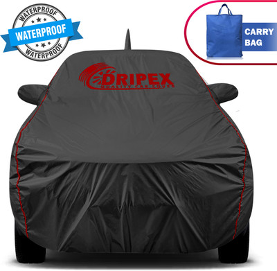 DRIPEX Car Cover For Hyundai Grand i10 (With Mirror Pockets)(Grey)