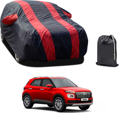 CODOKI Car Cover For Hyundai Venue (With Mirror Pockets)(Red, For 2019, 2020, 2021, 2022, 2023 Models)