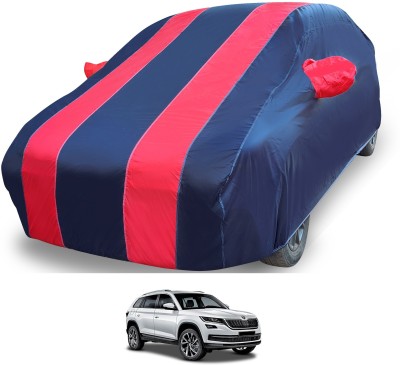 MOCKHE Car Cover For Skoda Kodiaq (With Mirror Pockets)(Red)