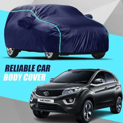R Rayvin Star Car Cover For Tata Nexon (With Mirror Pockets)(Multicolor)