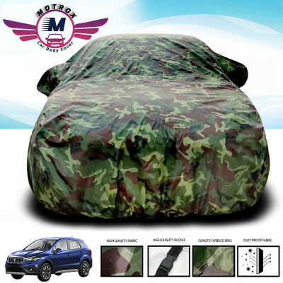 MoTRoX Car Cover For Maruti Suzuki S-Cross (Without Mirror Pockets)(Green)