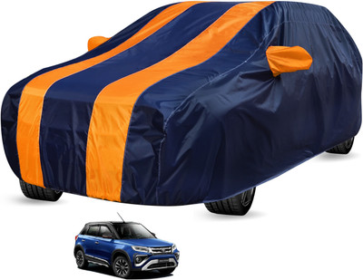 Auto Hub Car Cover For Toyota Cruiser (With Mirror Pockets)(Blue, Orange, For 2020 Models)