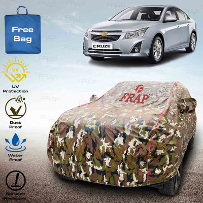 Frap Car Cover For Chevrolet Cruze (With Mirror Pockets)(Multicolor, Red)