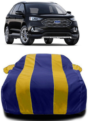Autoprime Car Cover For Ford Edge SEL (With Mirror Pockets)(Yellow, Blue)