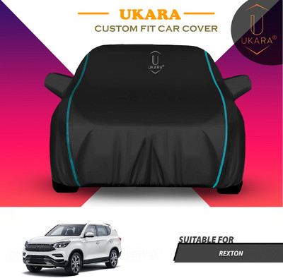 Ukara Car Cover For SsangYong Rexton (With Mirror Pockets)(Black)