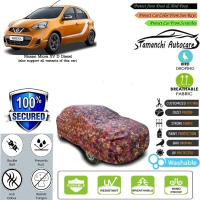 Tamanchi Autocare Car Cover For Nissan Micra XV D Diesel(Multicolor)