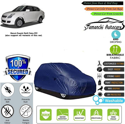 Tamanchi Autocare Car Cover For Maruti Suzuki Swift Dzire ZDI(Blue)