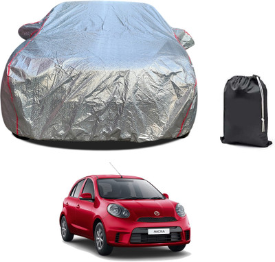PAGORA Car Cover For Nissan Micra Active (With Mirror Pockets)(Silver, For 2019, 2020, 2021, 2022, 2023 Models)