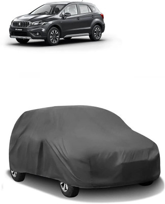 ARNEJA Car Cover For Maruti Suzuki S-Cross (Without Mirror Pockets)(Grey)
