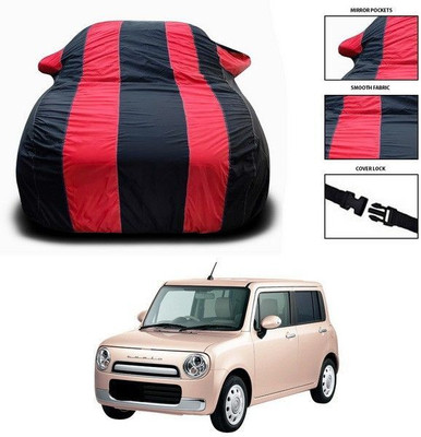 ANTHUB Car Cover For Maruti Suzuki Alto (With Mirror Pockets)(Red, Black)