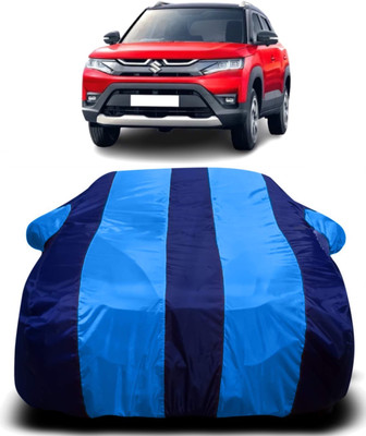 AXLOZ Car Cover For Maruti Suzuki Vitara Brezza (With Mirror Pockets)(Multicolor)