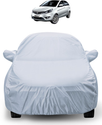 Auto Hub Car Cover For Tata Bolt (With Mirror Pockets)(Silver)