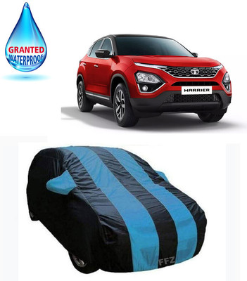 FFZ Car Cover For Tata Harrier (With Mirror Pockets)(Blue, Black, For 2020 Models)