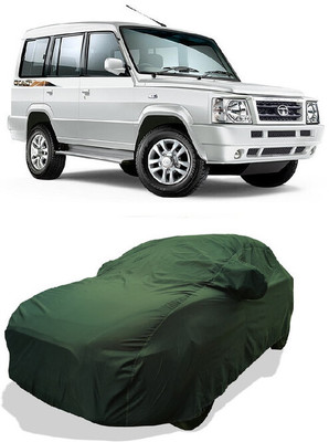 Coxtor Car Cover For Tata Sumo Gold EX BSIII (With Mirror Pockets)(Green)